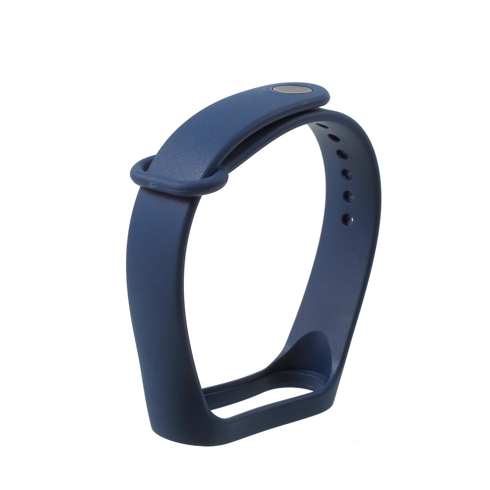 Soft TPU Wrist Band Replacement for Xiaomi Mi Band 3 - Black Blue-2