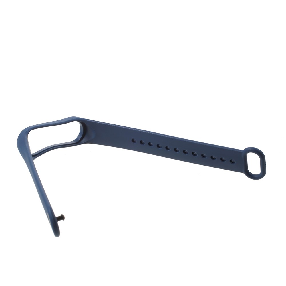 Soft TPU Wrist Band Replacement for Xiaomi Mi Band 3 - Black Blue-6