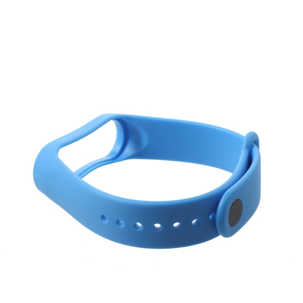 Flexible TPU Wristband Strap Replacement for Xiaomi Mi Band 3 - Dark Blue-3