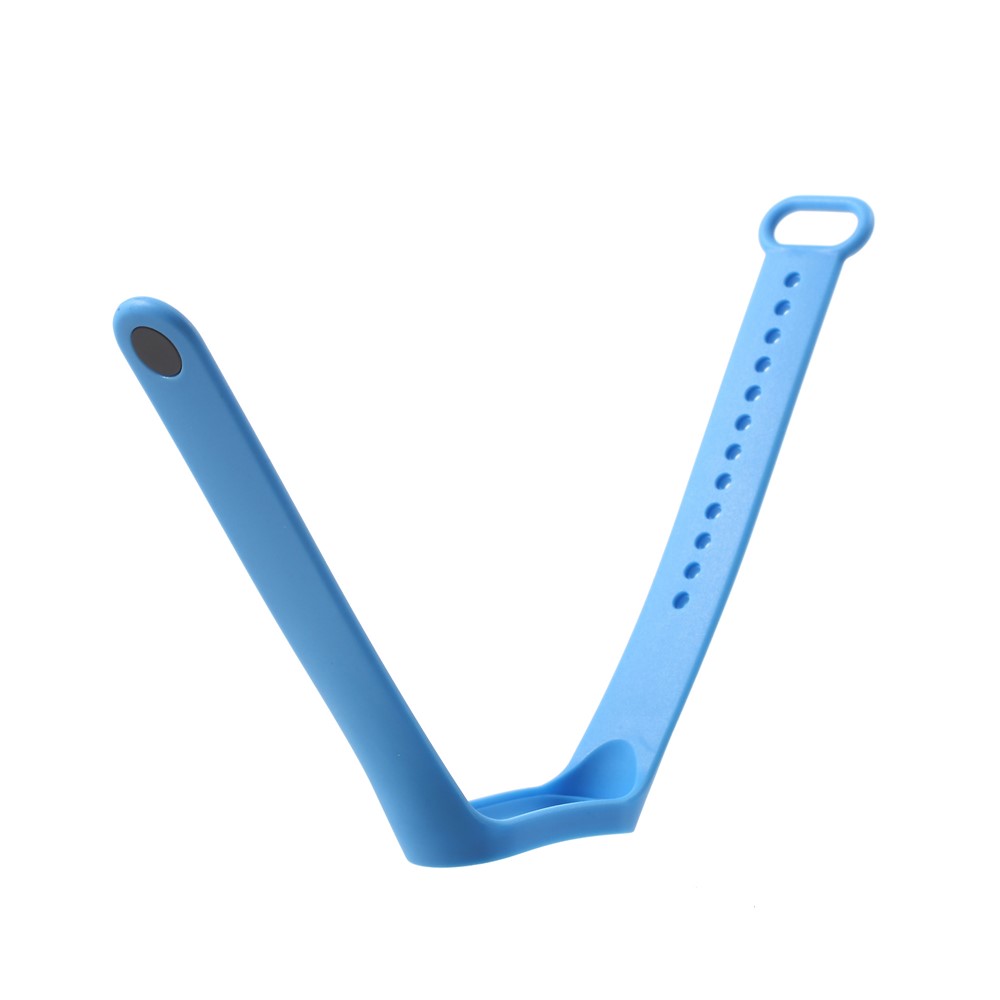 Flexible TPU Wristband Strap Replacement for Xiaomi Mi Band 3 - Dark Blue-4