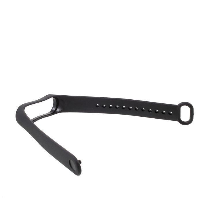 Flexible TPU Wristband Bracelet Replacement for Xiaomi Mi Smart Band 4 / Mi Band 3 - Black-6