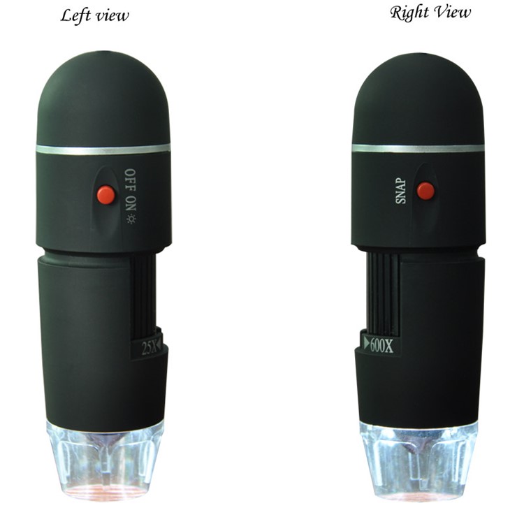Microscopio Digitale USB Endoscopio Ingrandimento 25X-600X 8-LED Mini Fotocamera Per Mac Finestra Android-11