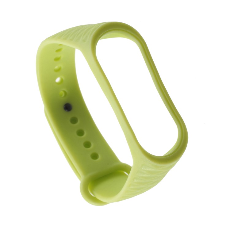 Rhombus Texture Soft TPU Wrist Band Accessory for Xiaomi Mi Band 3 - Green-1