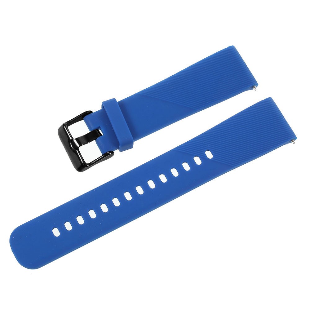 20mm Soft TPU Watch Band Strap Replacement for Samsung Gear S2 Classic / Garmin Vivoactive 3 / Amazfit Youth - Bue-1