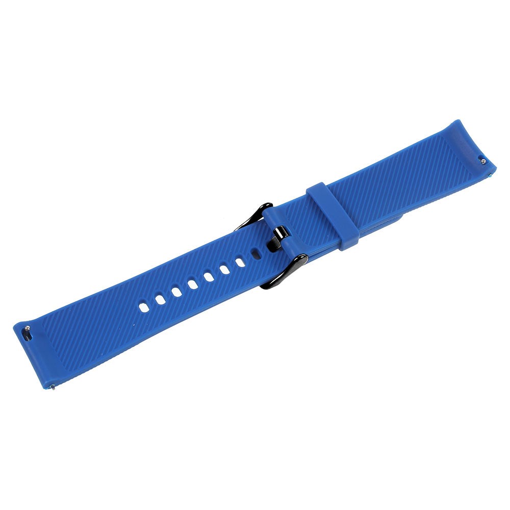 20mm Soft TPU Watch Band Strap Replacement for Samsung Gear S2 Classic / Garmin Vivoactive 3 / Amazfit Youth - Bue-4
