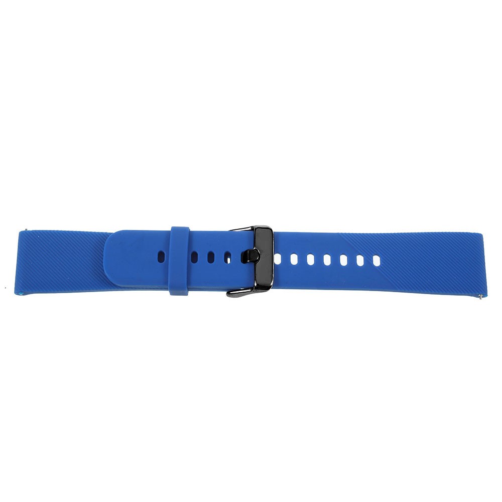 20mm Soft TPU Watch Band Strap Replacement for Samsung Gear S2 Classic / Garmin Vivoactive 3 / Amazfit Youth - Bue-5