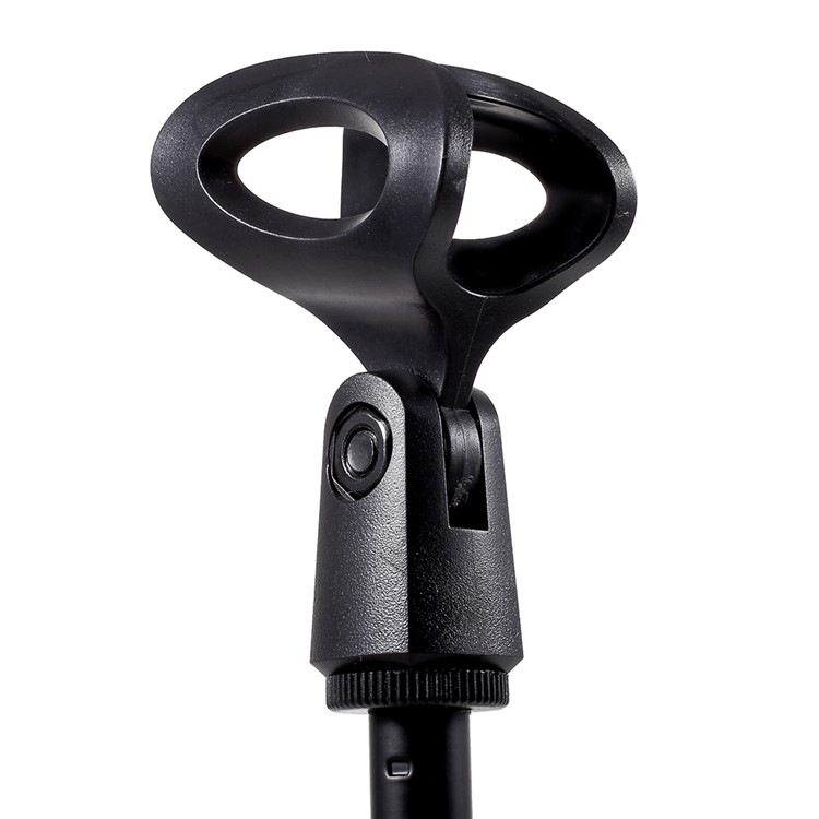 BC-02 Mini Foldable Adjustable Desktop Microphone Tripod Stand - Black-4