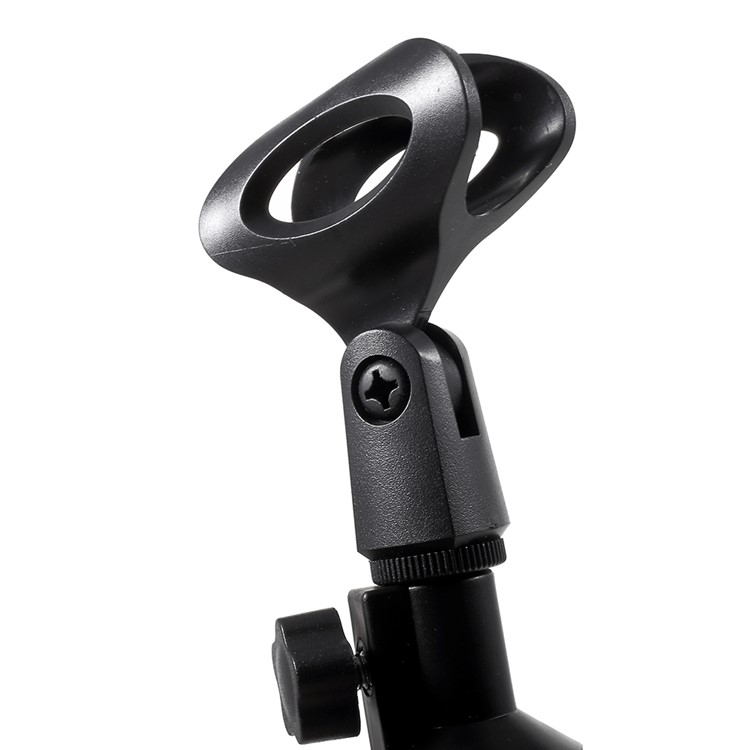 BC-02 Mini Foldable Adjustable Desktop Microphone Tripod Stand - Black-8