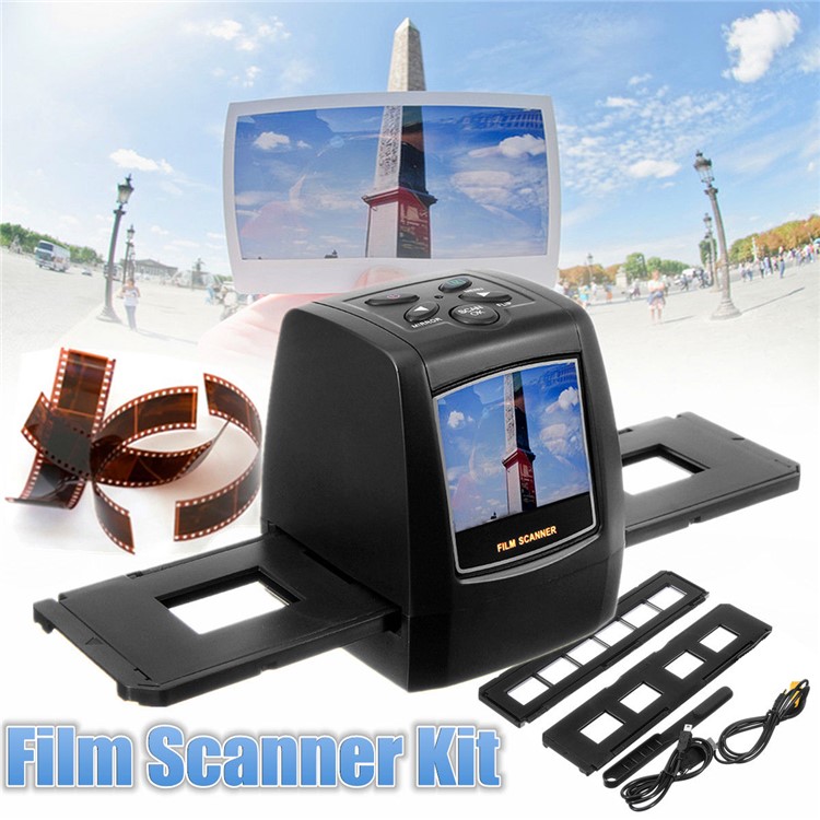 35mm/135mm Slide Film Scanner 2.36" LCD screen Digital USB Film Converter High Speed Fast Photo Printing-2
