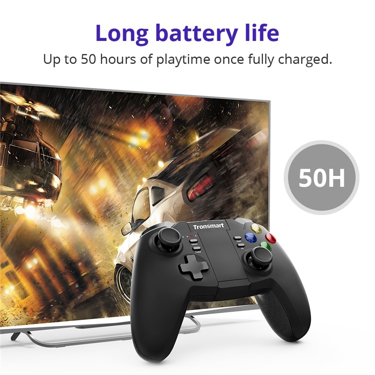 TRONSMART Mars G02 Bluetooth & 2.4GHz Wireless Game Controller Handle Gamepad Joystick-6