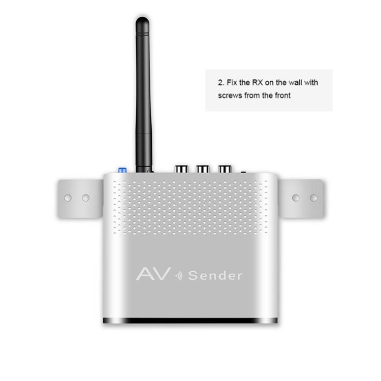 RCA220 2.4GHz Wireless Audio Video Transmitter Receiver A/V Sender 4 Channels - US Plug-11