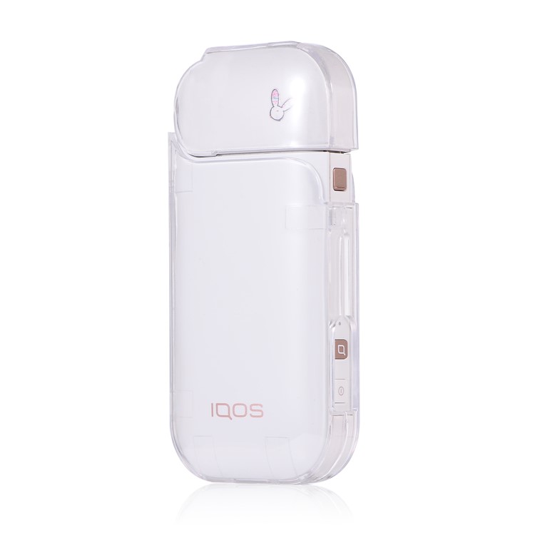 Clear Transparent Hard PC Shell for IQOS 2.0/2.4 Electronic Cigarette - Transparent-1