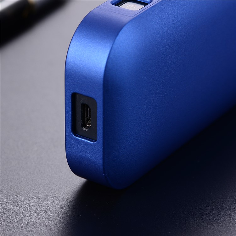 Tampa Lustrosa Plástica Dura Da Caixa Da Proteção Do Cigarro De E Para O Cigarro Eletrônico De IQOS 2,0 / 2,4 - Azul-6