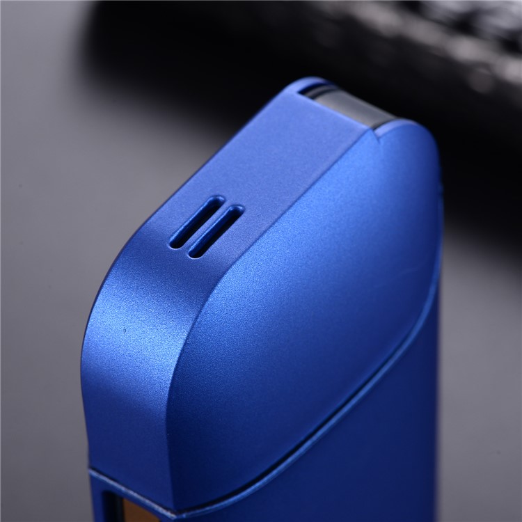 Tampa Lustrosa Plástica Dura Da Caixa Da Proteção Do Cigarro De E Para O Cigarro Eletrônico De IQOS 2,0 / 2,4 - Azul-7