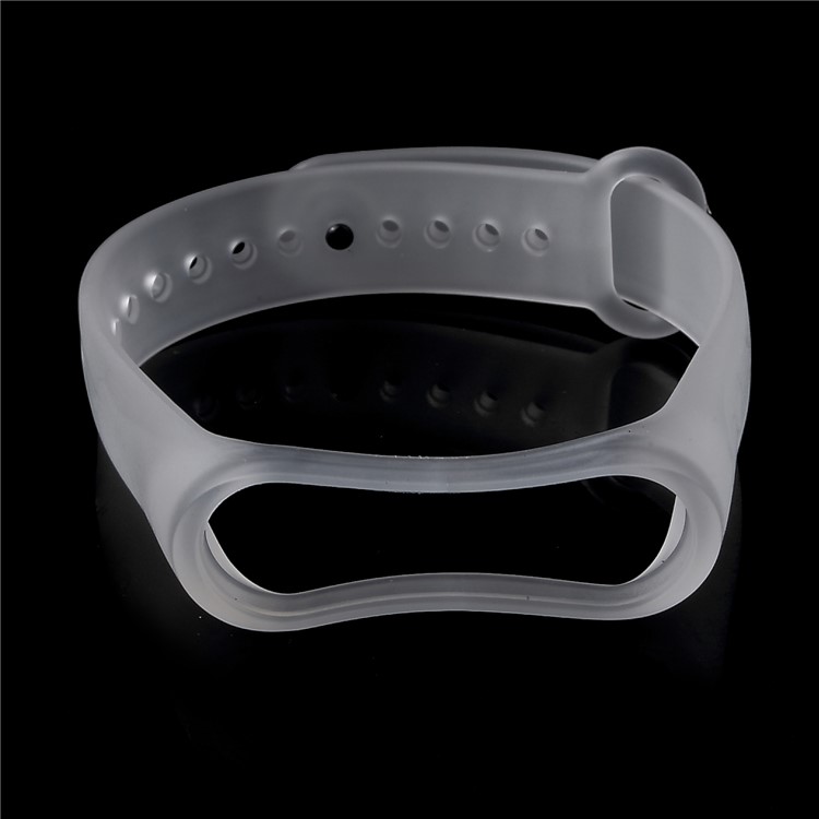 Clear Soft TPE Wrist Band for Xiaomi Mi Band 3 - Transparent-1