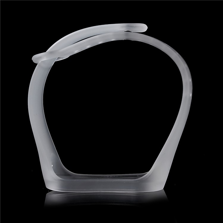 Clear Soft TPE Wrist Band for Xiaomi Mi Band 3 - Transparent-3