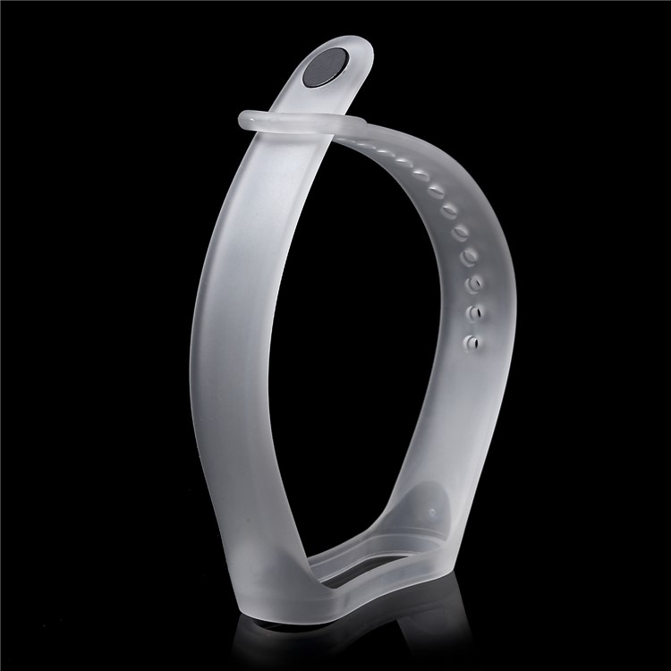 Clear Soft TPE Wrist Band for Xiaomi Mi Band 3 - Transparent-7