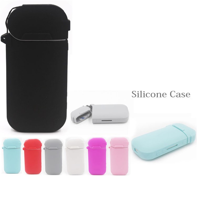 Soft Silicone Case for IQOS 2.0 / 2.4 Electronic Cigarette - Black-3