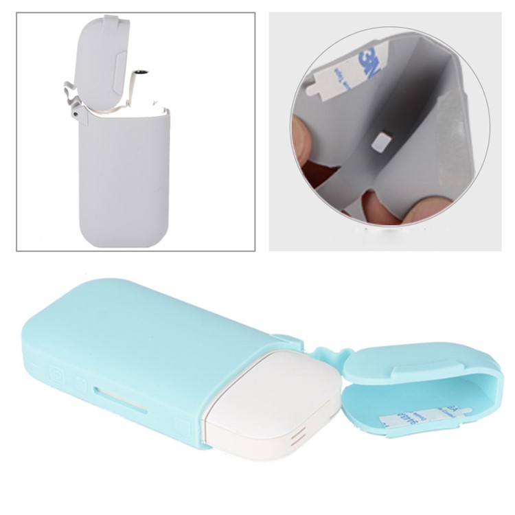 Soft Silicone Case Shell for IQOS 2.0 / 2.4 Electronic Cigarette - Baby Blue-3