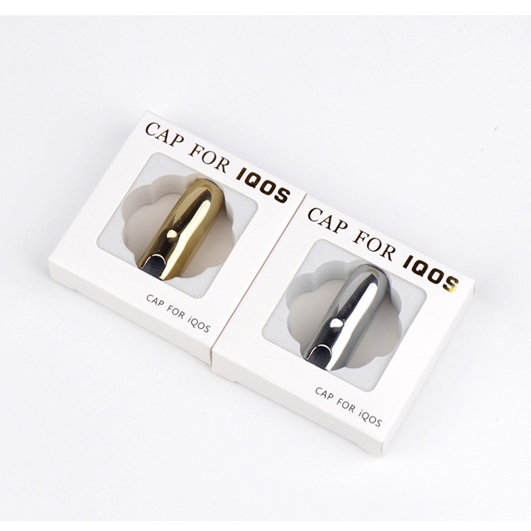 High Temperature Resistance Polycarbonate Cap for IQOS 2.0/2.4 Electronic Cigarette Holder Pen - Silver-6