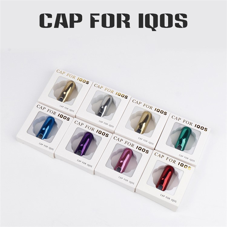 High Temperature Resistance Polycarbonate Cap for IQOS 2.0/2.4 Electronic Cigarette Holder Pen - Silver-7