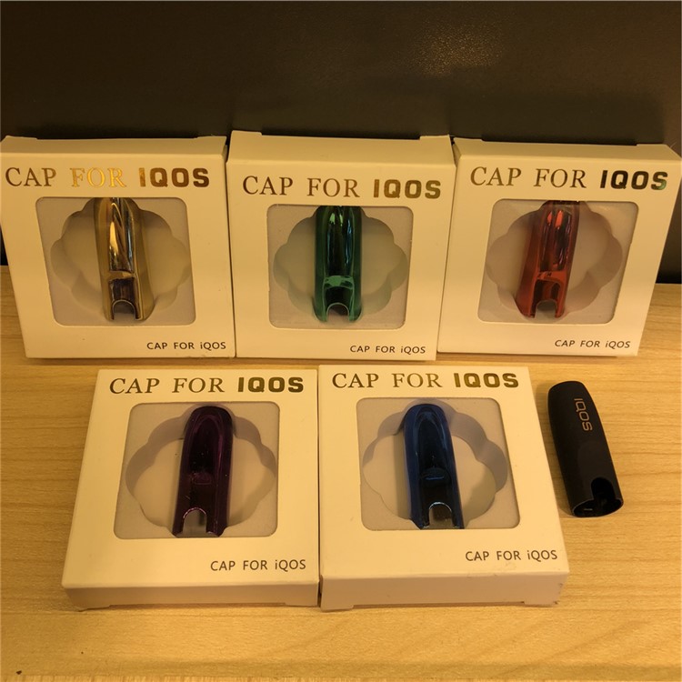 High Temperature Resistance Polycarbonate Cap Shell for IQOS 2.0/2.4 Electronic Cigarette Holder Pen - Green-7