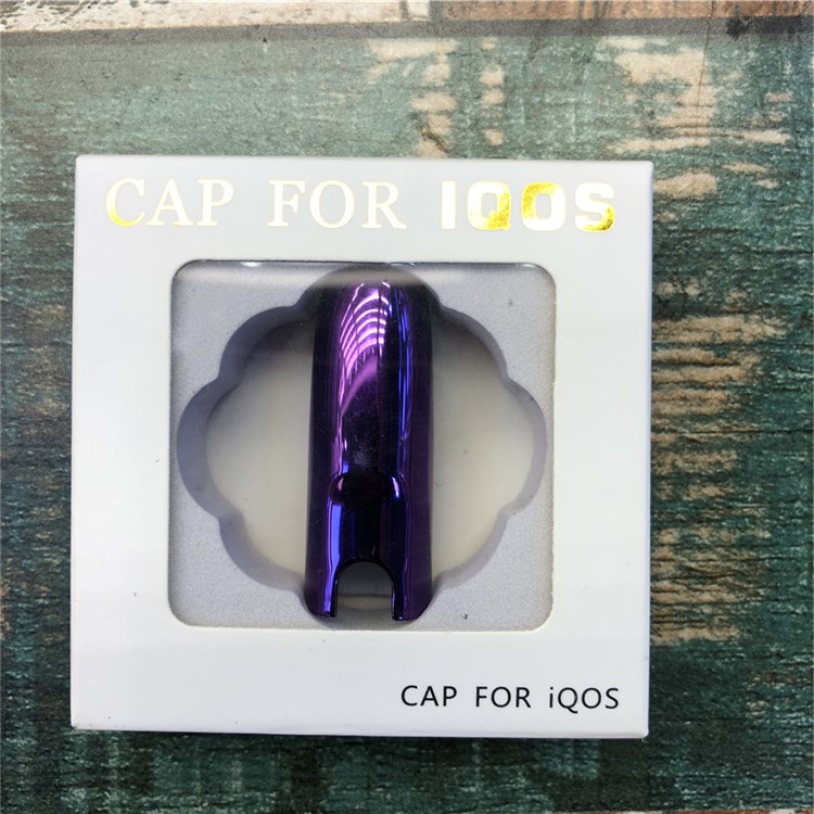 High Temperature Resistance Polycarbonate Protection Cap for IQOS 2.0/2.4 Electronic Cigarette Holder Pen - Purple-5