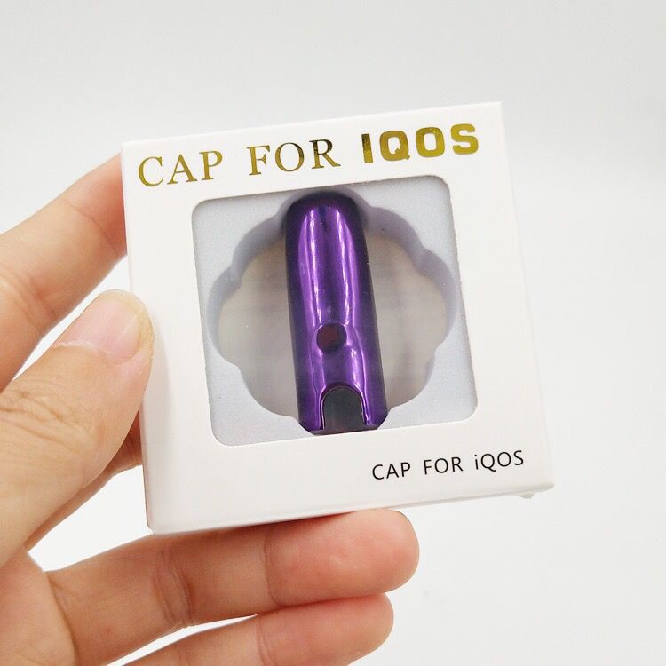 High Temperature Resistance Polycarbonate Protection Cap for IQOS 2.0/2.4 Electronic Cigarette Holder Pen - Purple-6