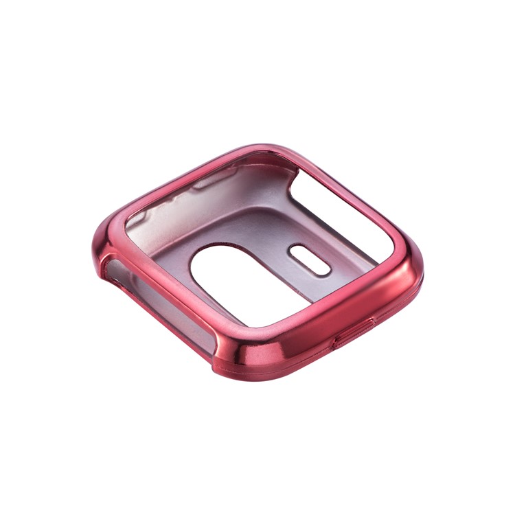 Flexible TPU Anti-aging Electroplating Watch Protection Case for Fitbit Versa - Rose-3