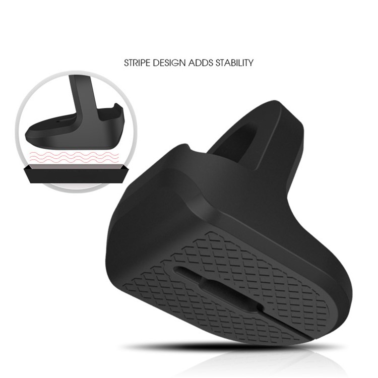 Silicone Charging Stand for Apple Watch Series 3/2/1 38mm & 42mm - Black-5