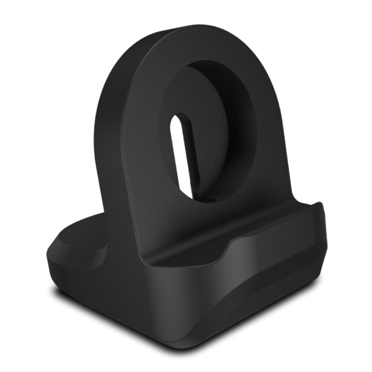 Silicone Charging Stand for Apple Watch Series 3/2/1 38mm & 42mm - Black-7