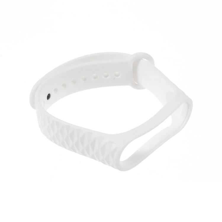 10Pcs/Set for Xiaomi Mi Band 3 Straps Replacement Rhombus Texture Soft TPU Wrist Band-11