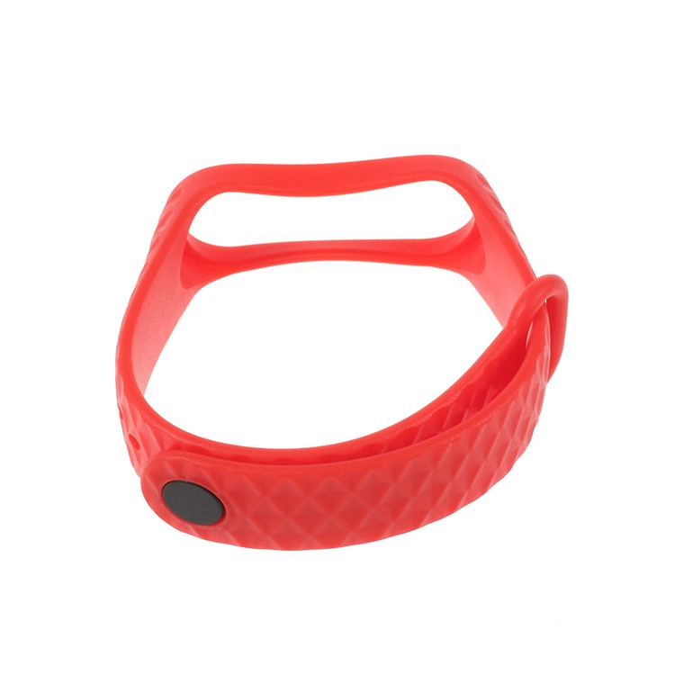 10Pcs/Set for Xiaomi Mi Band 3 Straps Replacement Rhombus Texture Soft TPU Wrist Band-16