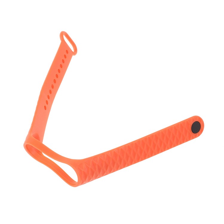 10Pcs/Set for Xiaomi Mi Band 3 Straps Replacement Rhombus Texture Soft TPU Wrist Band-17