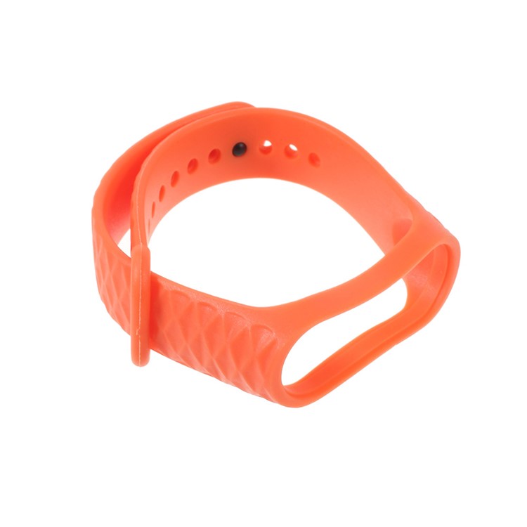 10Pcs/Set for Xiaomi Mi Band 3 Straps Replacement Rhombus Texture Soft TPU Wrist Band-19