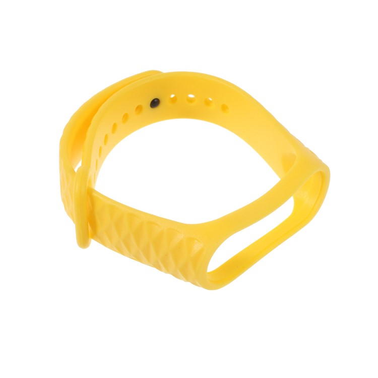 10Pcs/Set for Xiaomi Mi Band 3 Straps Replacement Rhombus Texture Soft TPU Wrist Band-23