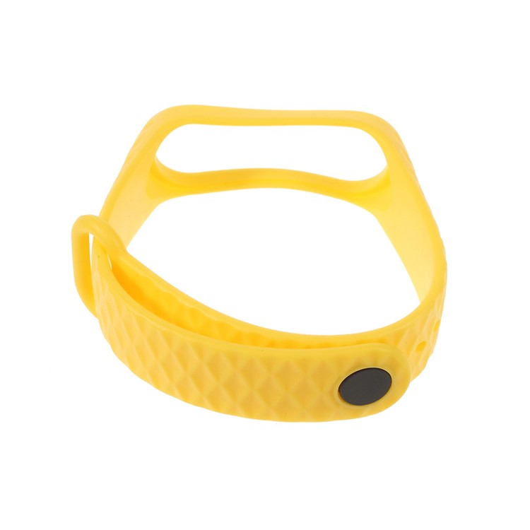 10Pcs/Set for Xiaomi Mi Band 3 Straps Replacement Rhombus Texture Soft TPU Wrist Band-24