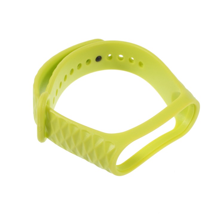 10Pcs/Set for Xiaomi Mi Band 3 Straps Replacement Rhombus Texture Soft TPU Wrist Band-26