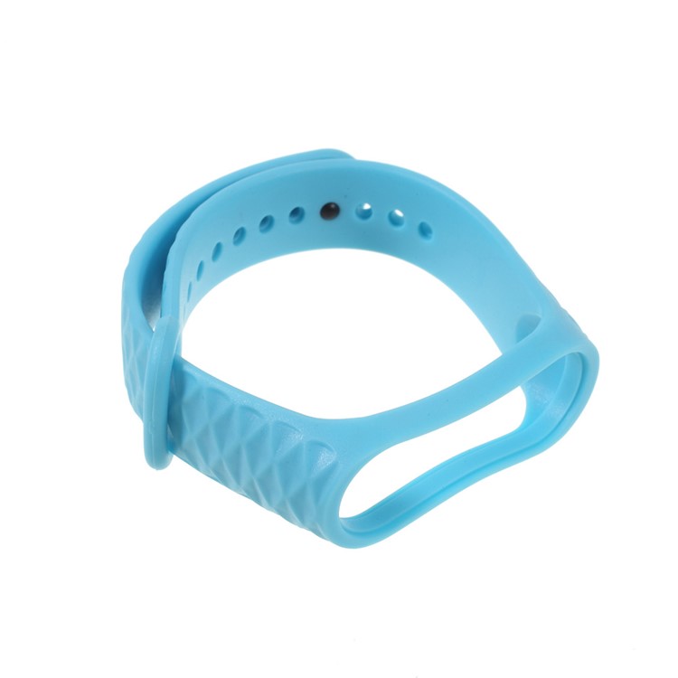 10Pcs/Set for Xiaomi Mi Band 3 Straps Replacement Rhombus Texture Soft TPU Wrist Band-31