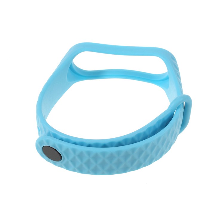 10Pcs/Set for Xiaomi Mi Band 3 Straps Replacement Rhombus Texture Soft TPU Wrist Band-32