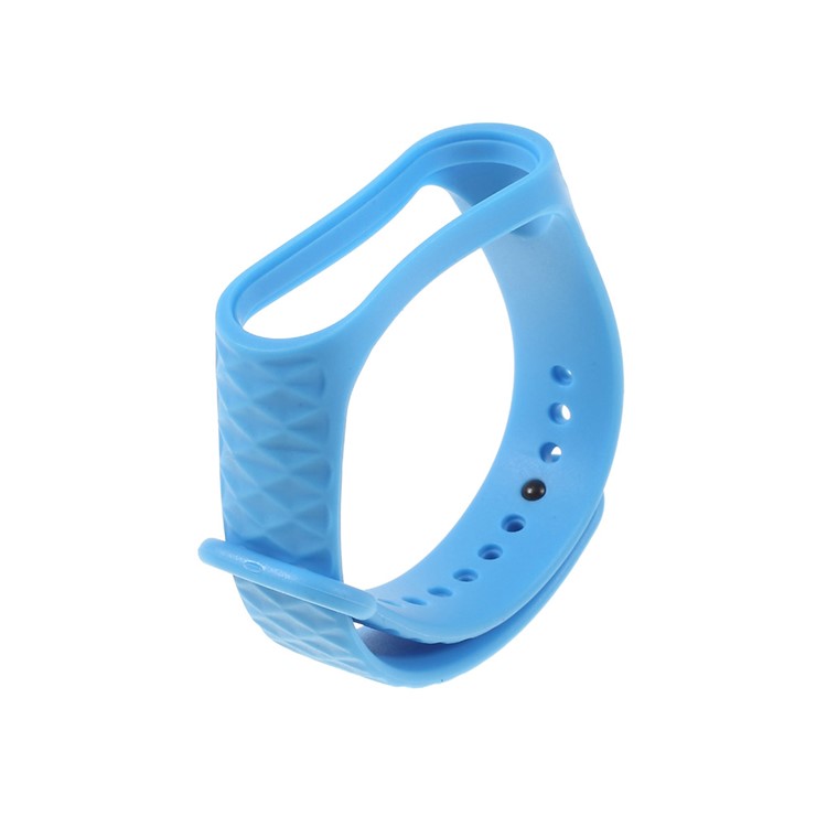 10Pcs/Set for Xiaomi Mi Band 3 Straps Replacement Rhombus Texture Soft TPU Wrist Band-34