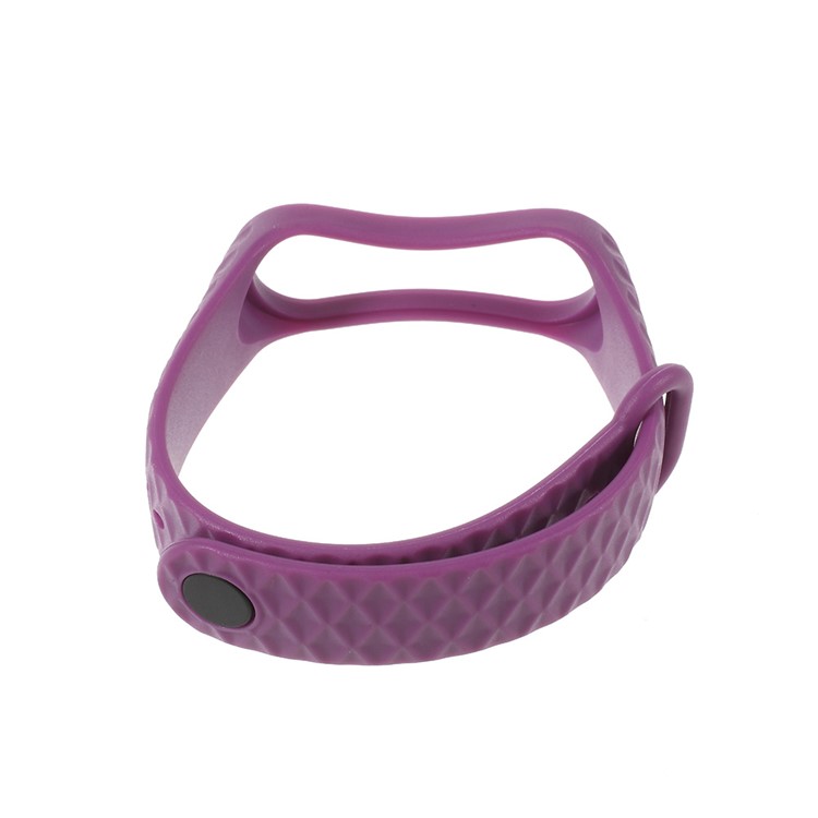 10Pcs/Set for Xiaomi Mi Band 3 Straps Replacement Rhombus Texture Soft TPU Wrist Band-44