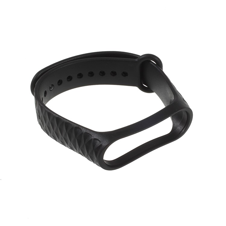 10Pcs/Set for Xiaomi Mi Band 3 Straps Replacement Rhombus Texture Soft TPU Wrist Band-6