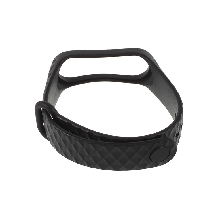10Pcs/Set for Xiaomi Mi Band 3 Straps Replacement Rhombus Texture Soft TPU Wrist Band-7