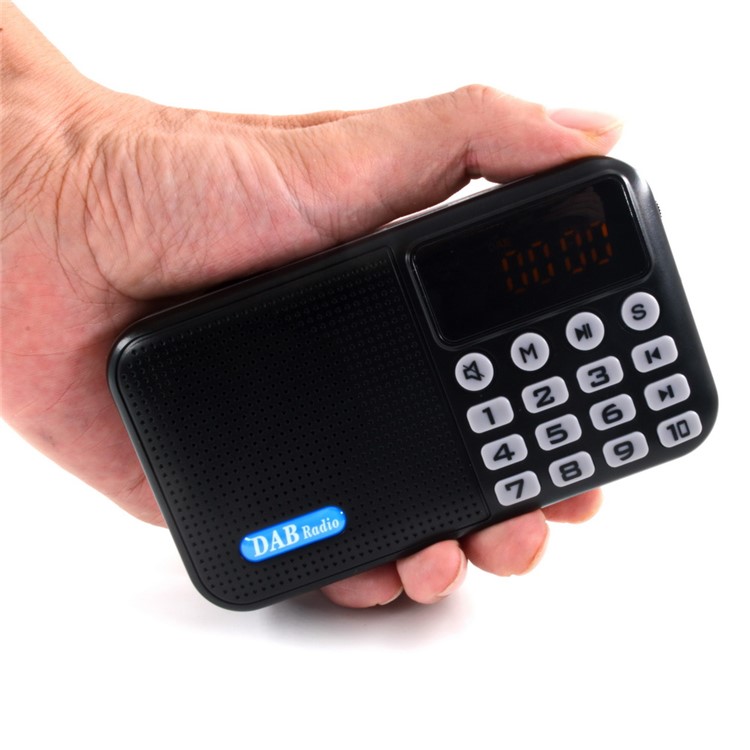 Portable Bluetooth DAB/DAB+ Digital Radio FM Player with Antenna Support USB Flash Disk / TF Card-4