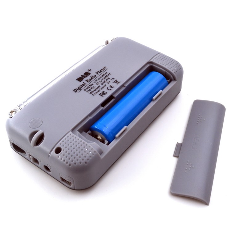 Portable Bluetooth DAB/DAB+ Digital Radio FM Player with Antenna Support USB Flash Disk / TF Card-6
