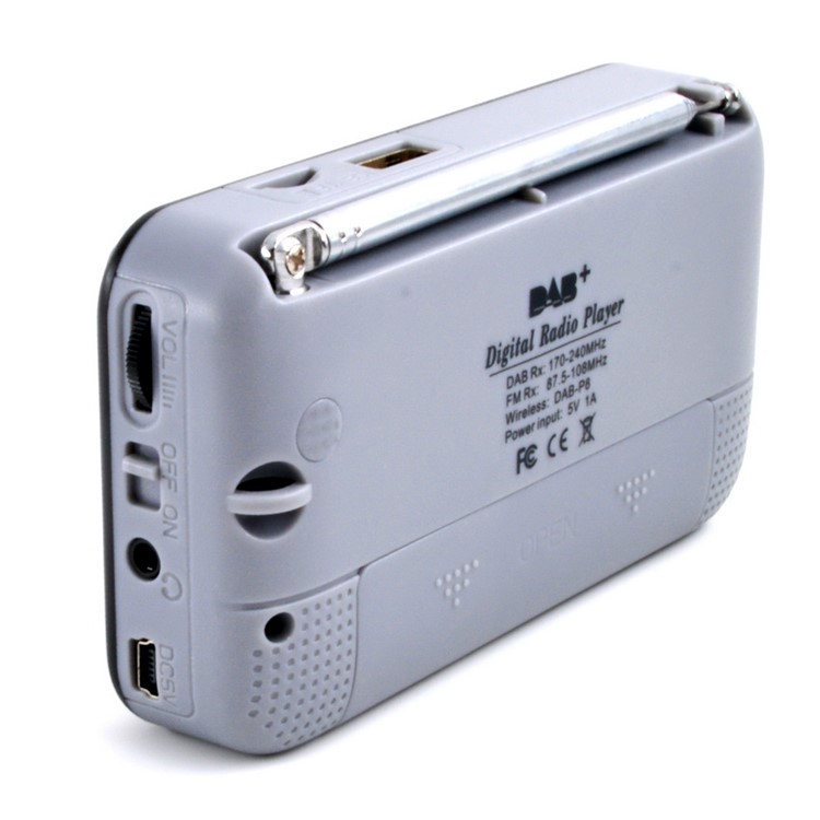 Portable Bluetooth DAB/DAB+ Digital Radio FM Player with Antenna Support USB Flash Disk / TF Card-9