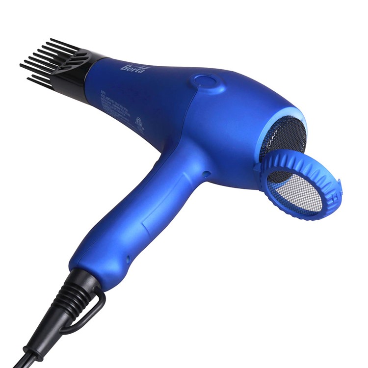 BERTA 108D 1875W Ceramic Ionic Hair Dryer 2 Speeds & 3 Temperatures Settings Blow Dryer - US Plug / Black-3