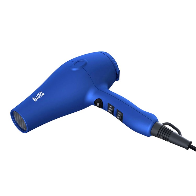 BERTA 108D 1875W Ceramic Ionic Hair Dryer 2 Speeds & 3 Temperatures Settings Blow Dryer - US Plug / Black-6