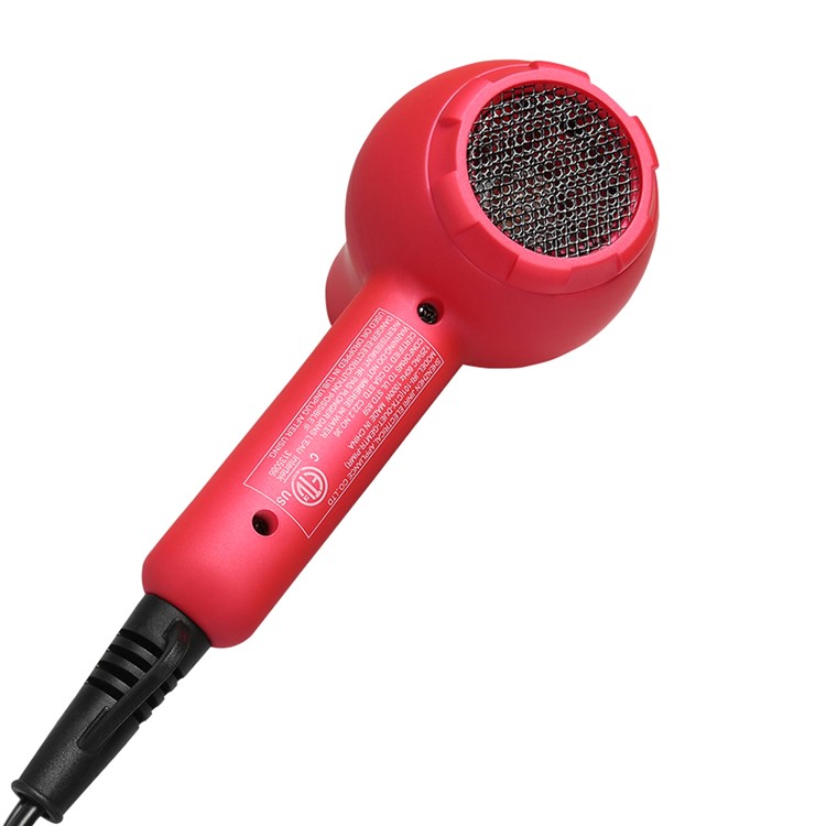 BERTA 101 1000W Mini Hair Dryer Ceramic Travel Blow Dryer DC Motor Ionic Dryer 110-125V - US Plug / Pink-5